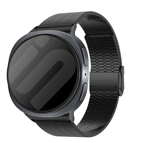 Samsung Galaxy Watch 8 Classic Feines Stahlarmband (Schwarz)