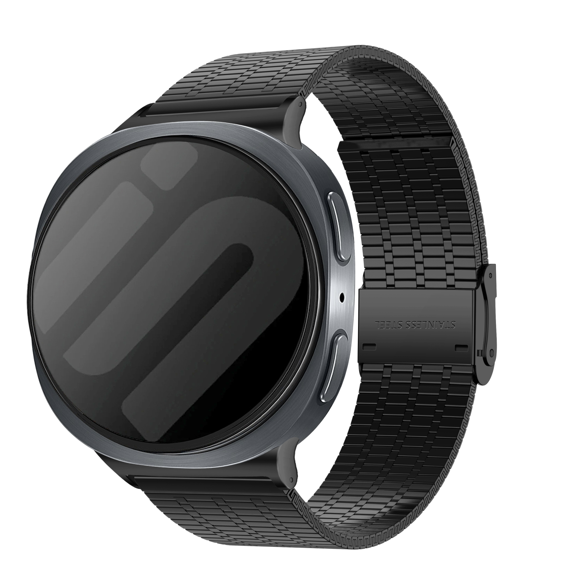 Samsung Galaxy Watch 8 Classic Feines Stahlarmband (Schwarz)
