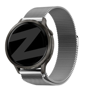 Bandz Garmin D2 Air X15 Milanese Loop Strap (Silver)