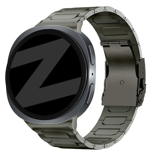 Bandz Samsung Galaxy Watch 8 Classic titanium band 'Deluxe' (grafiet)