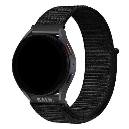 BALR Samsung Galaxy Watch 46mm Nylonarmband (Schwarz)