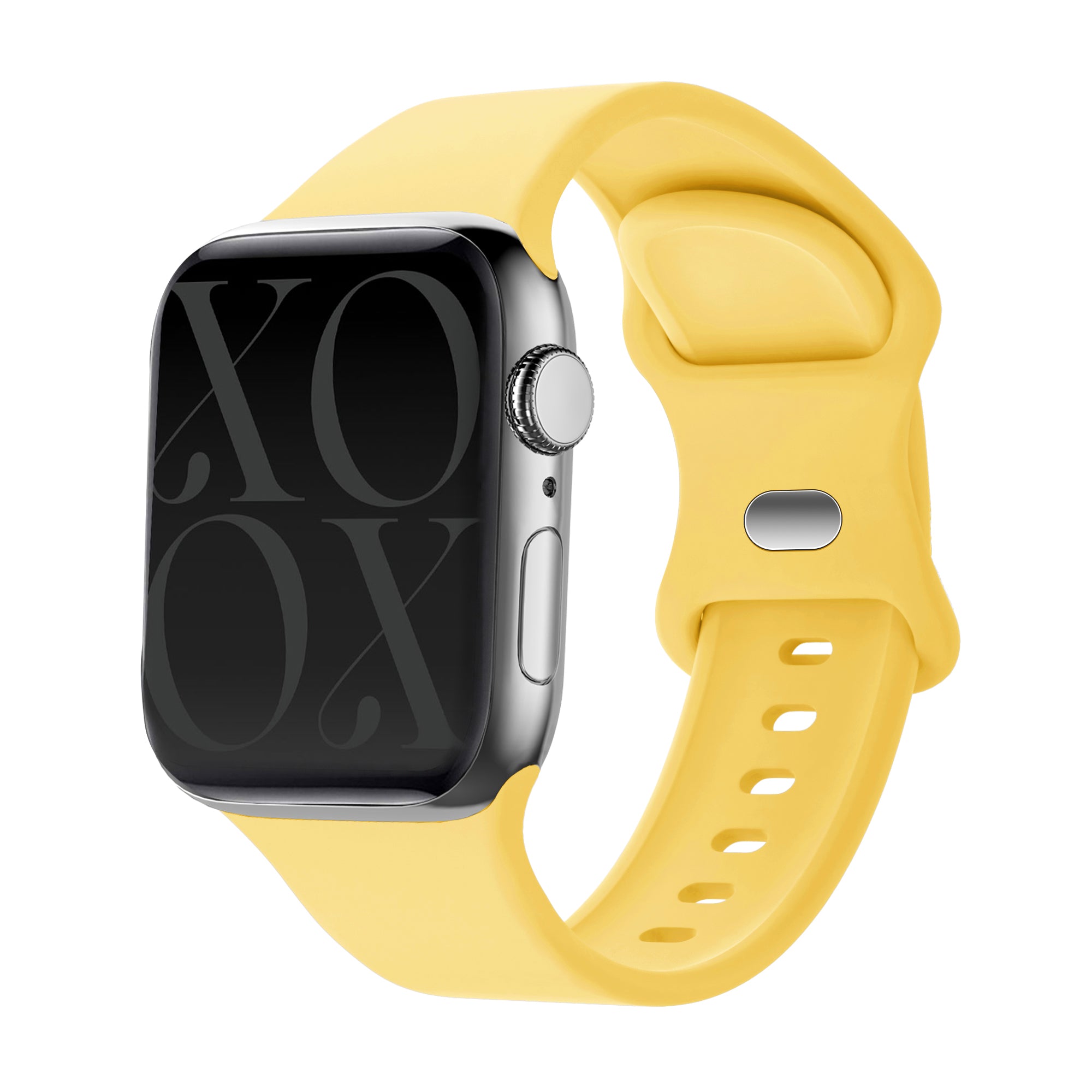 xoxo Wildhearts Apple Watch Silikonarmband (Gelb)