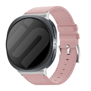 Samsung Galaxy Watch 8 Classic leren grain band (roze)