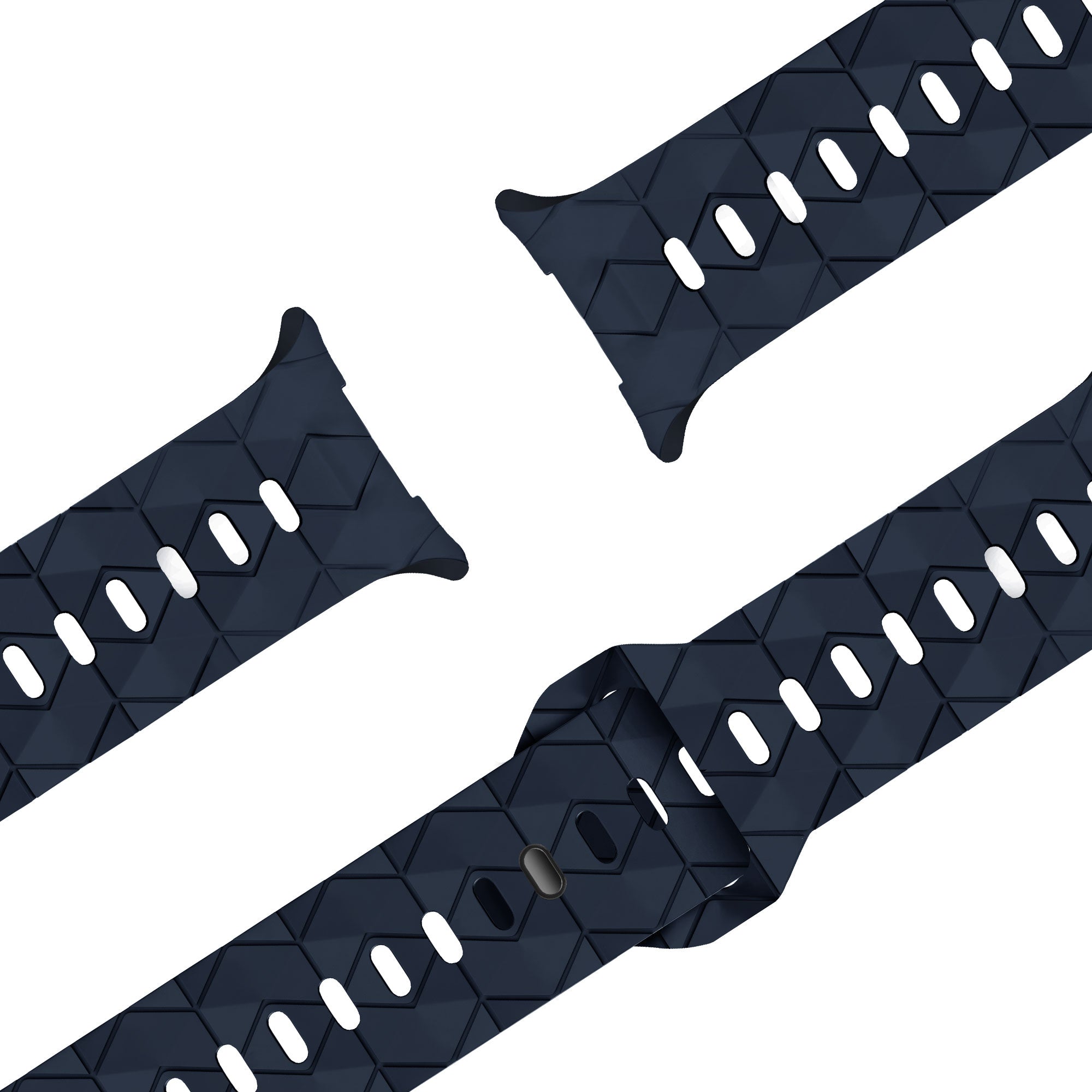 Bandz Correa silicona 'Hexagons' Samsung Galaxy Watch Ultra (azul oscuro)