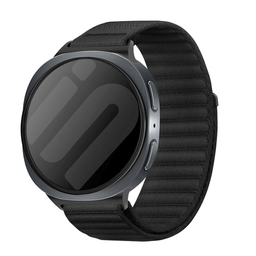  Samsung Galaxy Watch 8 - 44mm wave nylon bandje (zwart)