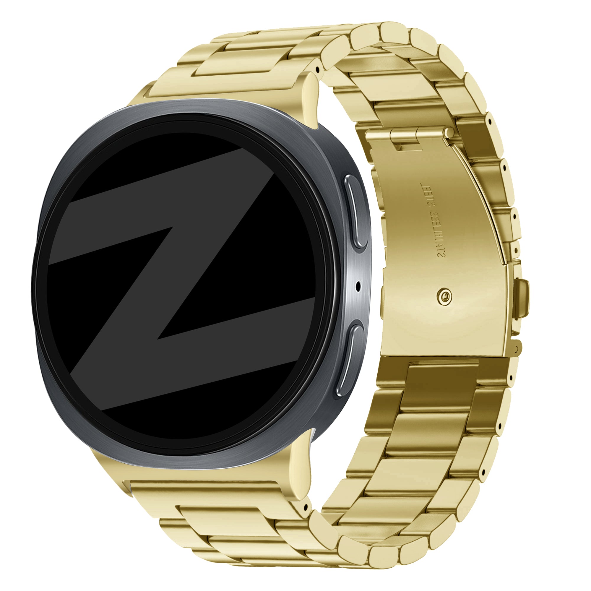 Bandz Samsung Galaxy Watch 8 - 44mm Stahl Armband 'Klassisch' (Gold)