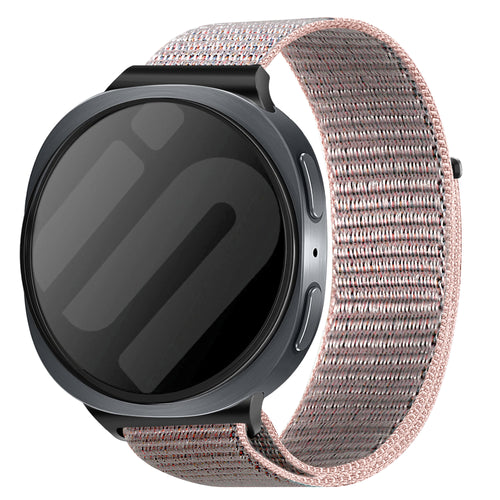 Correa nylon Samsung Galaxy Watch 8 Classic (rosa)