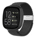 Fitbit Versa 3 verstellbares geflochtenes Armband (Schwarz)