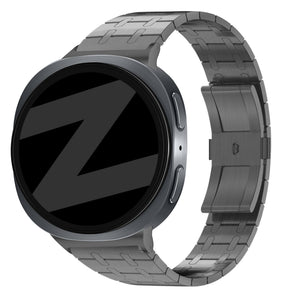 Bandz Samsung Galaxy Watch 8 - 40mm Steel Strap 'Royal' (Black)