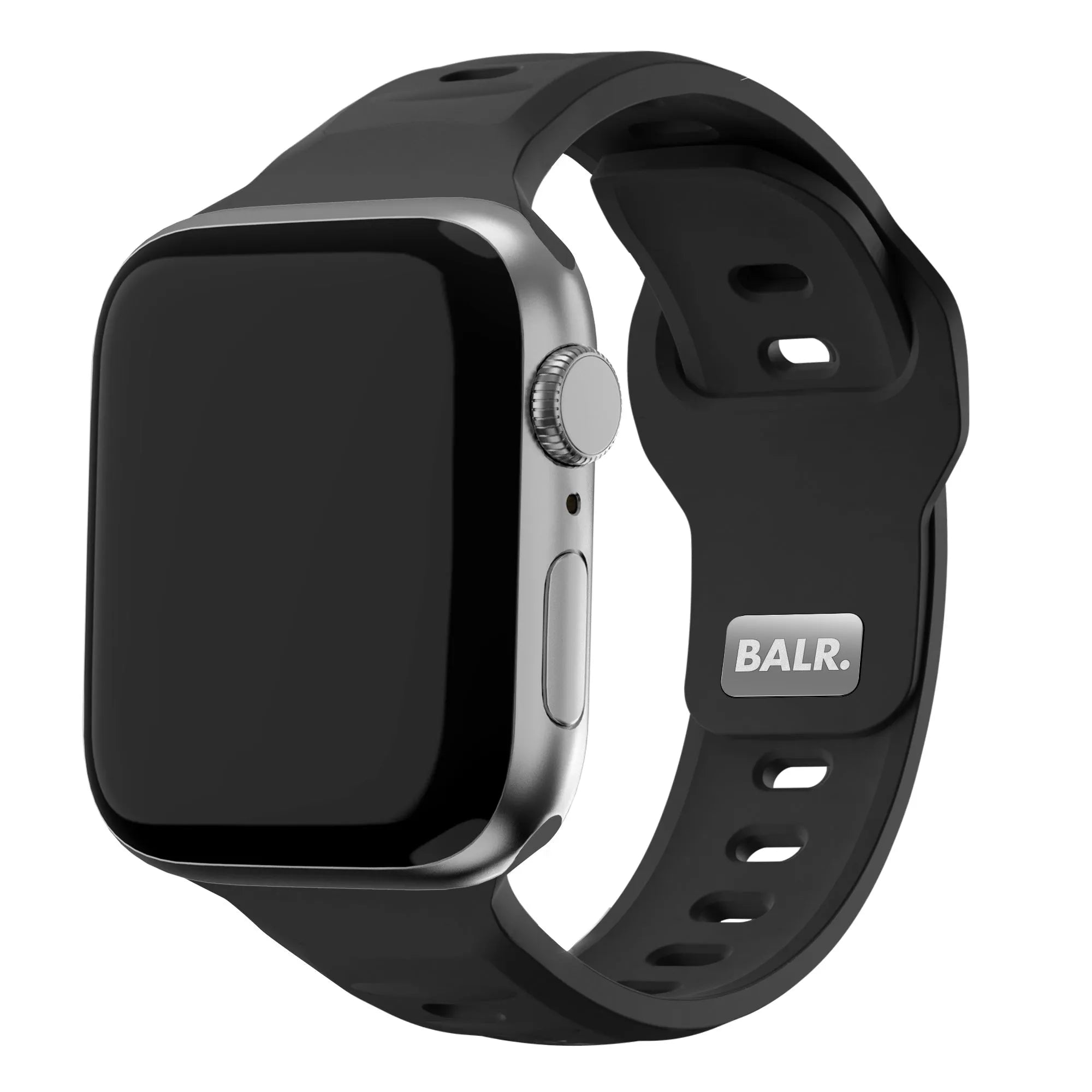 BALR. Correa de silicona Outdoor Apple Watch (negra)