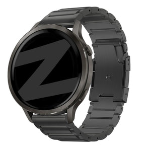 Bandz Garmin Forerunner 55 titanium schakel band (zwart)