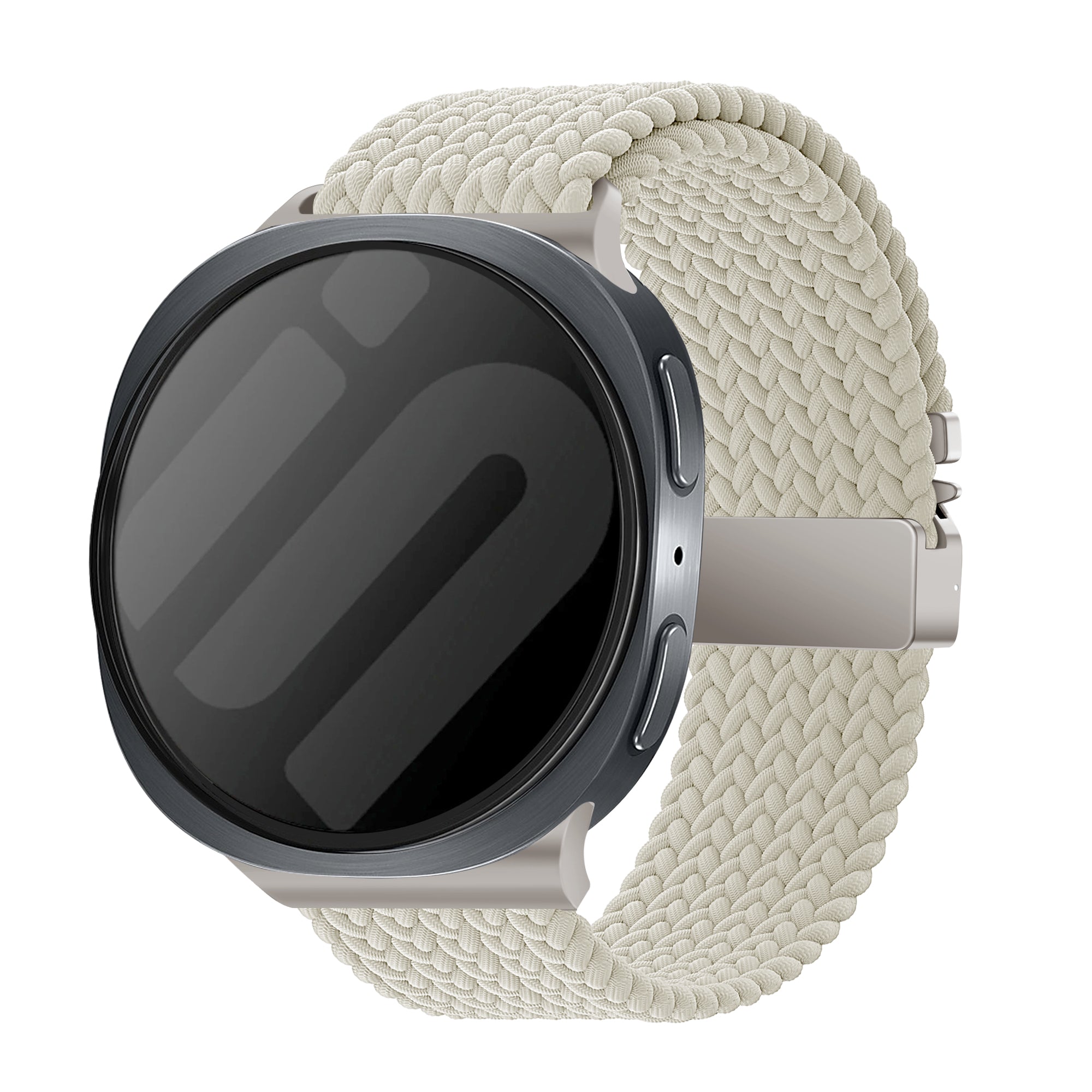 Correa tejida con hebilla Samsung Galaxy Watch 8 - 44mm (blanco estrella)