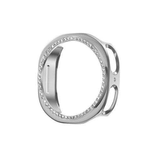 Bandz Funda PC Diamante Samsung Galaxy Watch 8 - 40mm (plateado)