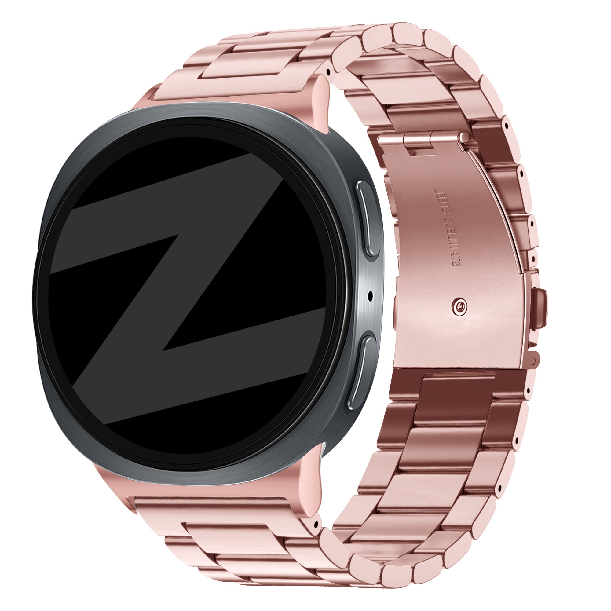 Bandz Samsung Galaxy Watch 8 - 40mm Stahl Armband 'Klassisch' (Pink)