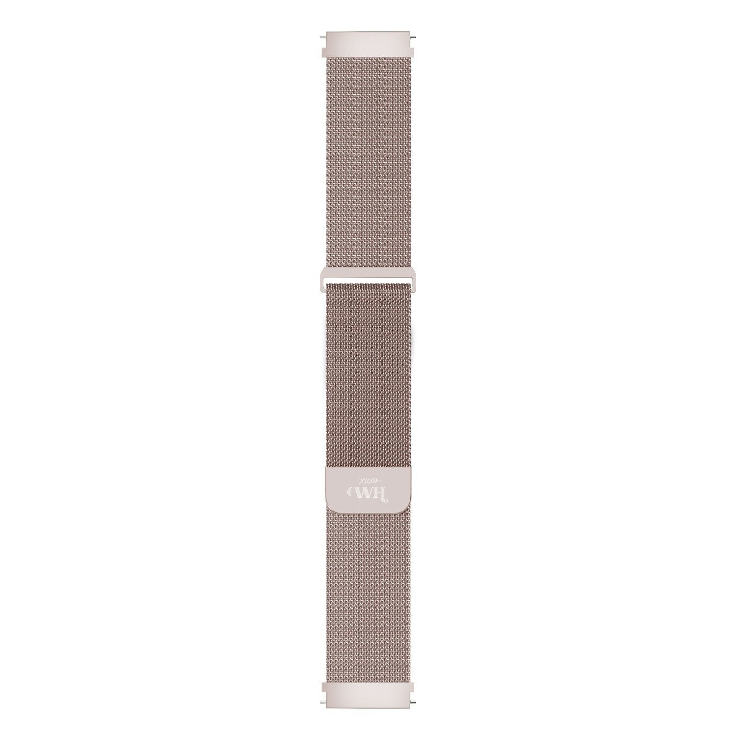 xoxo Wildhearts Fossil Gen 5e 44mm Milanese Strap (Rose Pink)