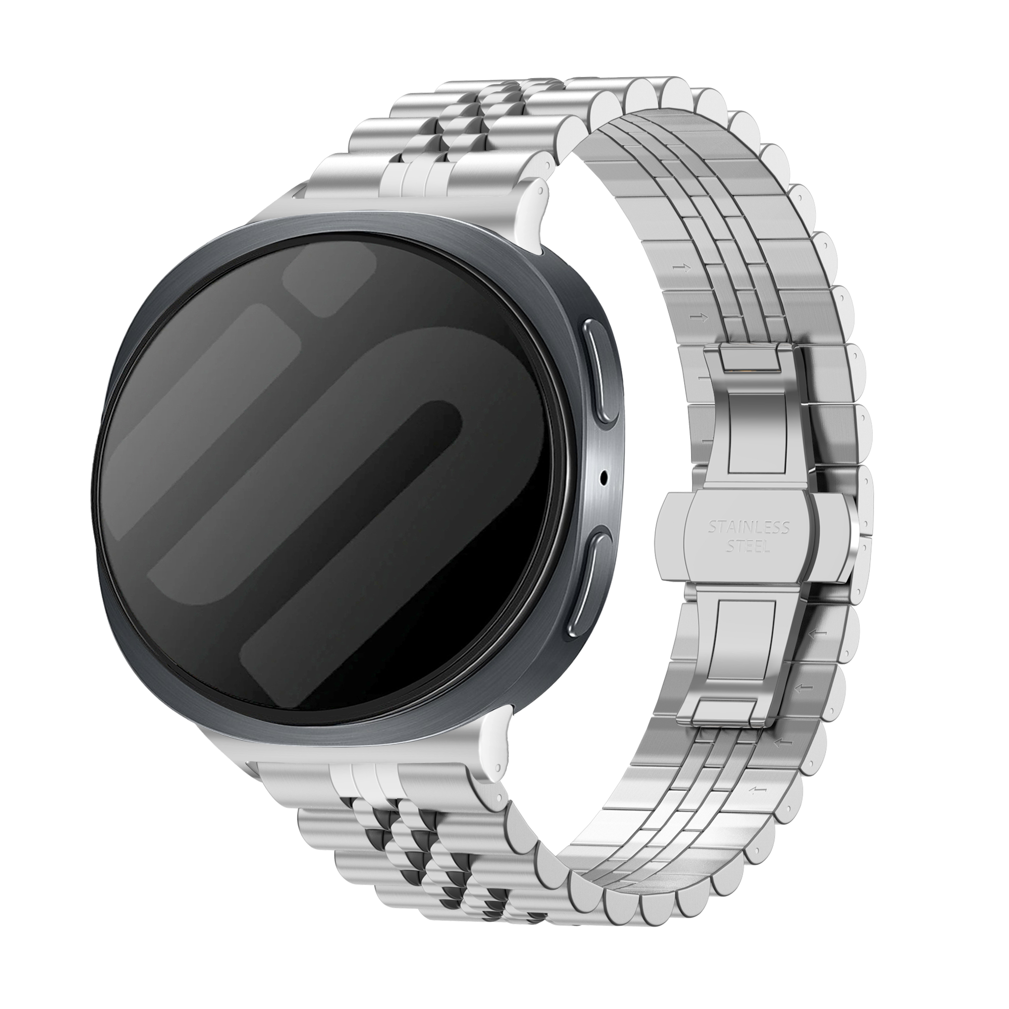 Samsung Galaxy Watch 8 - 40mm Jubilee Stahlarmband (Silber)