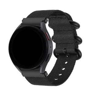 BALR Samsung Gear Sport Nylon Strap with Buckle (Black)