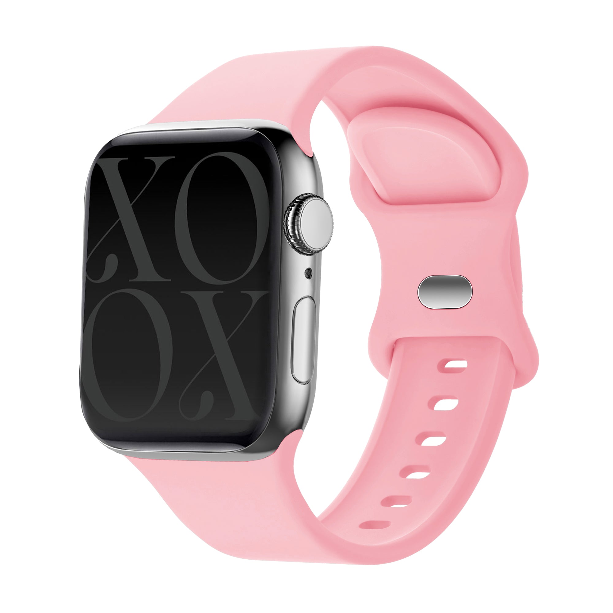 xoxo Wildhearts Apple Watch Silicone Strap (Soft Pink)