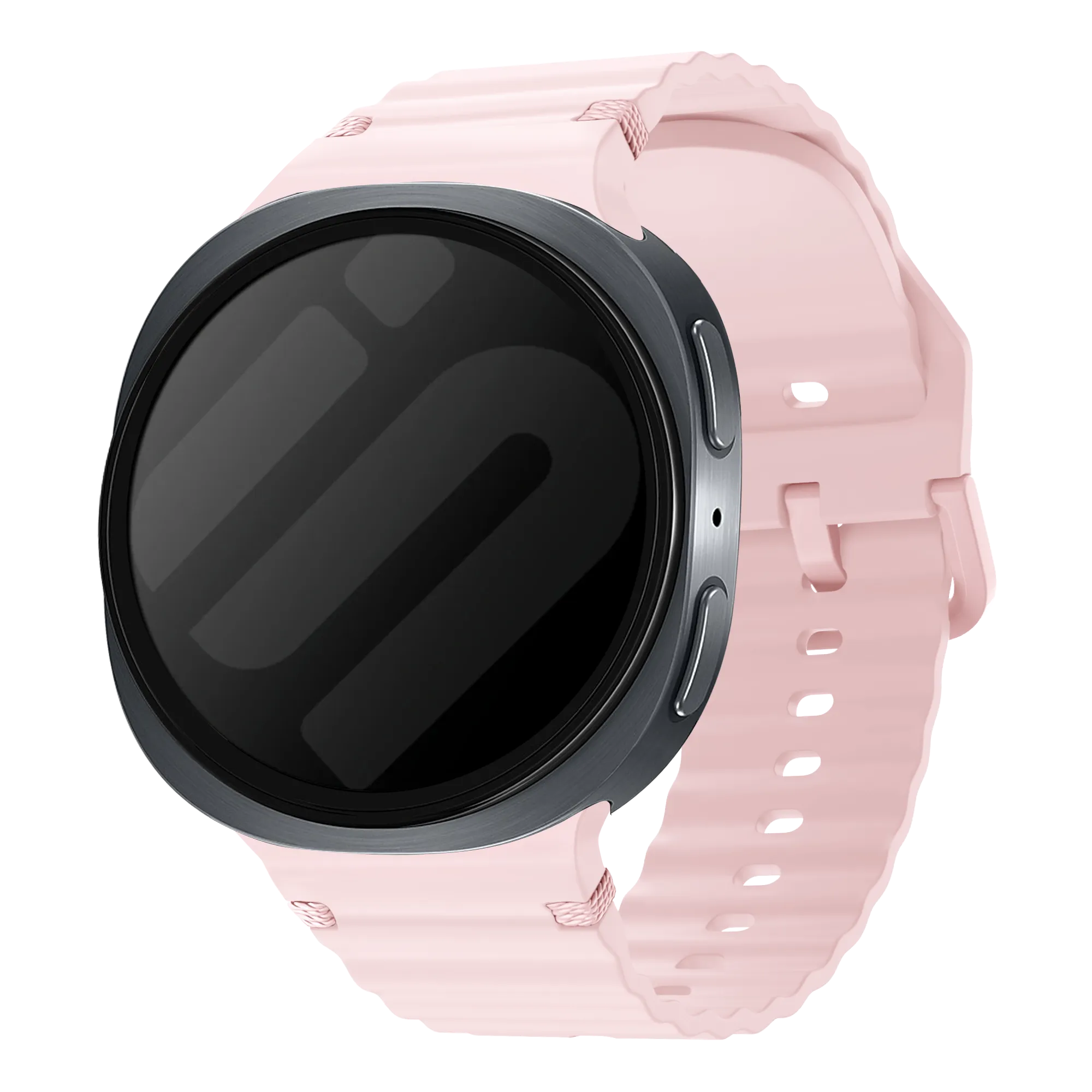 Samsung Galaxy Watch 8 - 40mm Wave Silicone Strap (Pink)