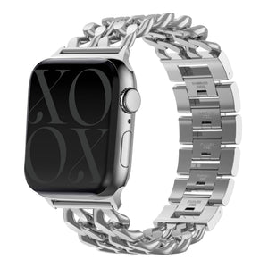xoxo Wildhearts Apple Watch Steel Strap - Chain strap (Silver)