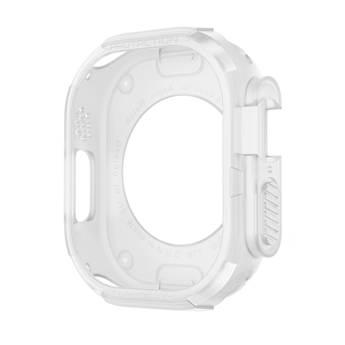 Bandz Apple Watch Ultra - 49mm robustes TPU-Hülle (Transparent)