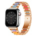 Apple Watch Steel Resin Strap (Rose Gold/Rainbow)