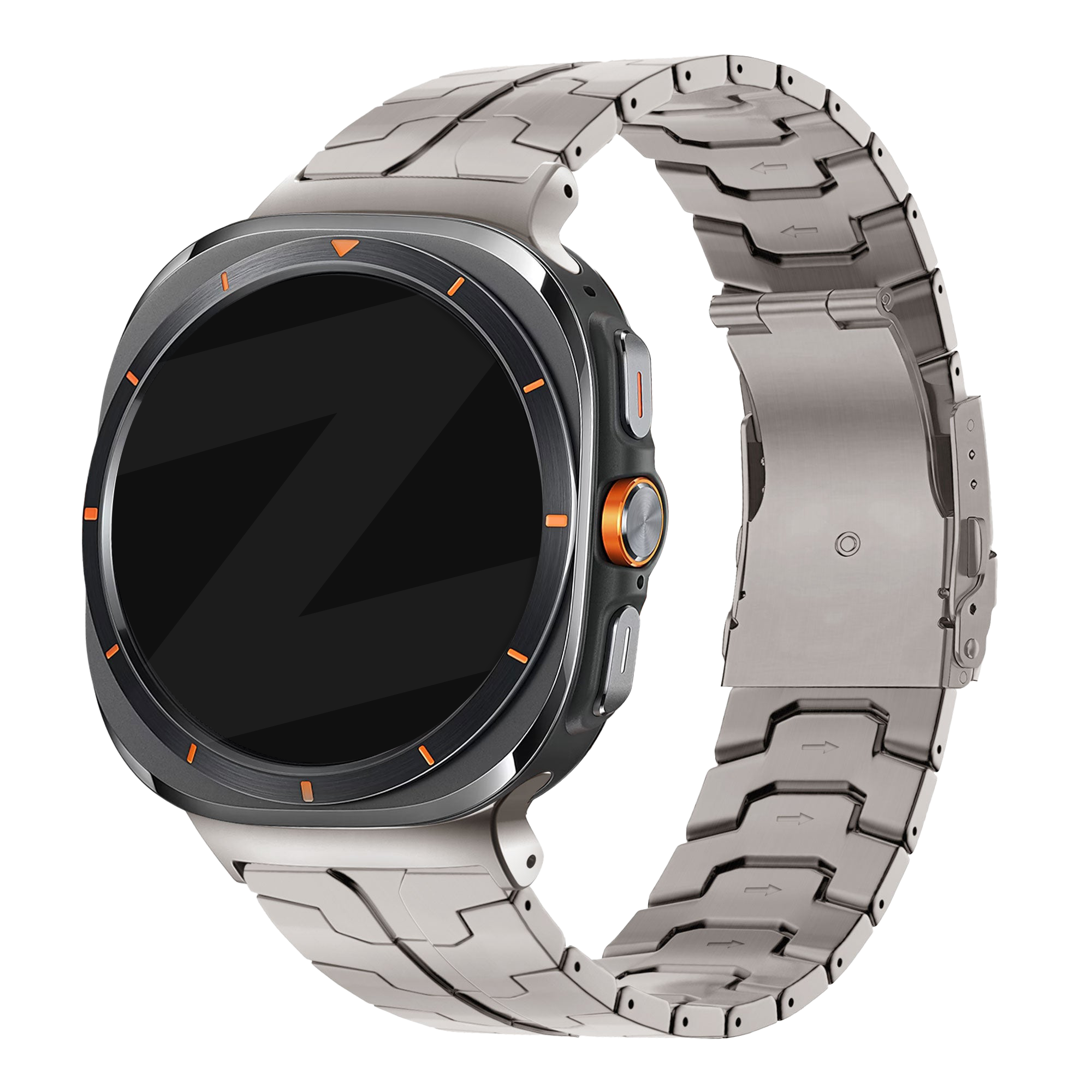 Bandz Samsung Galaxy Watch Ultra Titan Armband 'Iron' (Titanium)