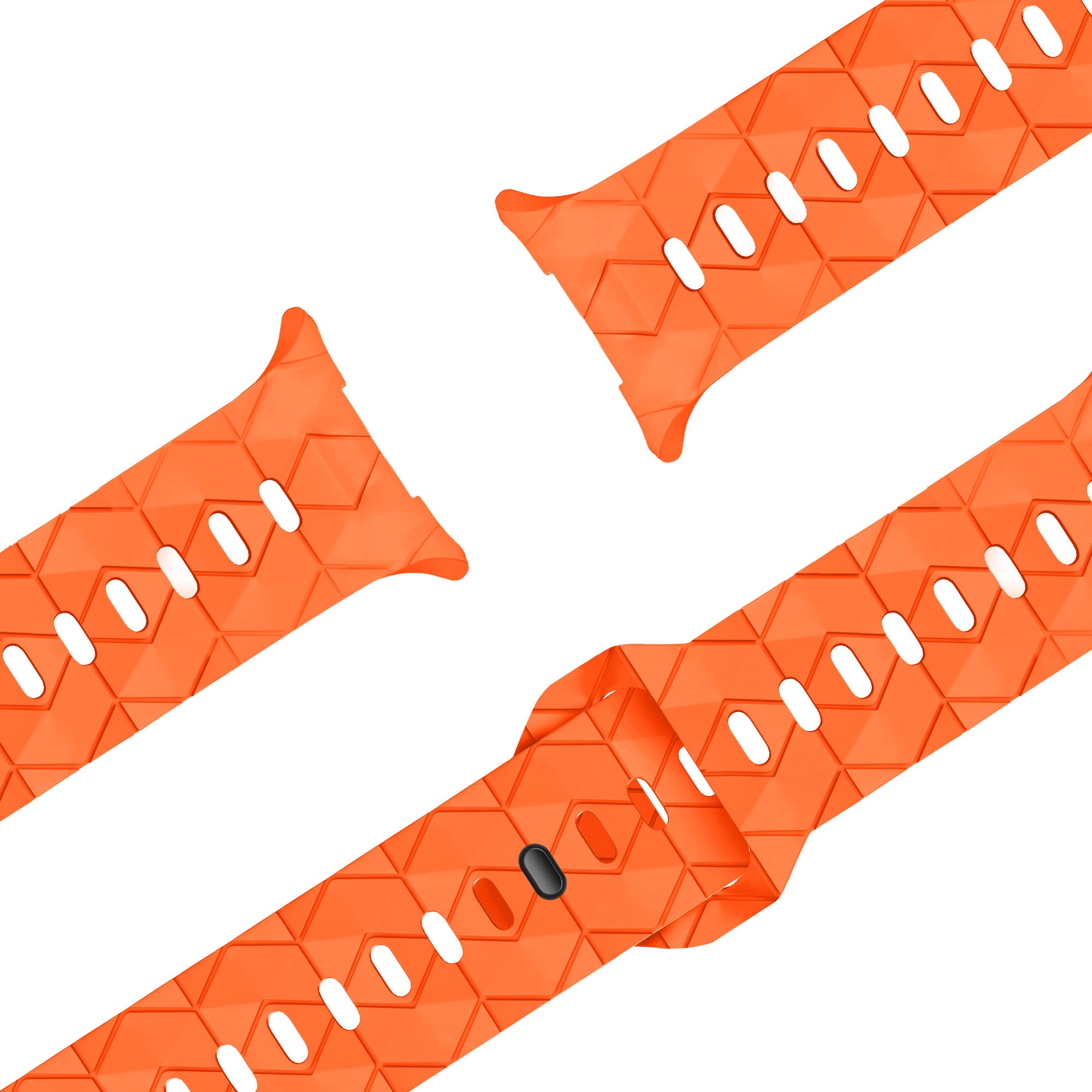 Bandz Correa silicona 'Hexagons' Samsung Galaxy Watch Ultra (naranja)