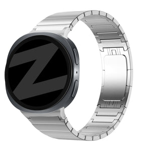 Bandz Bracelet titane 'One Bead' Samsung Galaxy Watch 8 Classic (argent)