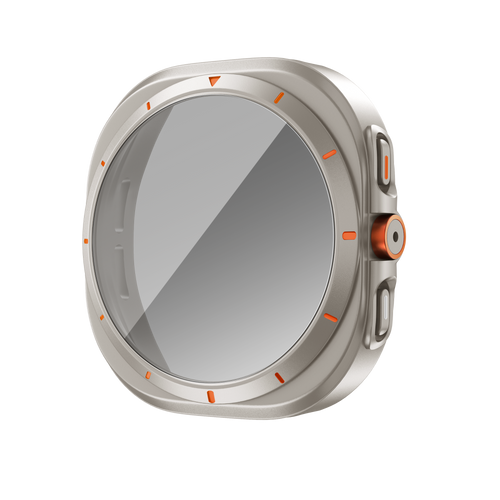 Bandz Samsung Galaxy Watch 7 - 44mm Square PC-Gehäuse mit Glass (Titan)