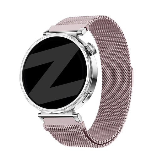 Bandz Huawei Watch GT 7 - 41mm Milanese Strap 'Easy Fit' (Pink)