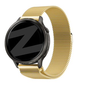 Bandz Garmin Forerunner 265s Milanese Loop Strap (Gold)
