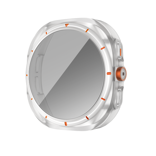 Bandz Samsung Galaxy Watch 7 - 44mm Square PC Case with Glass (Frost)