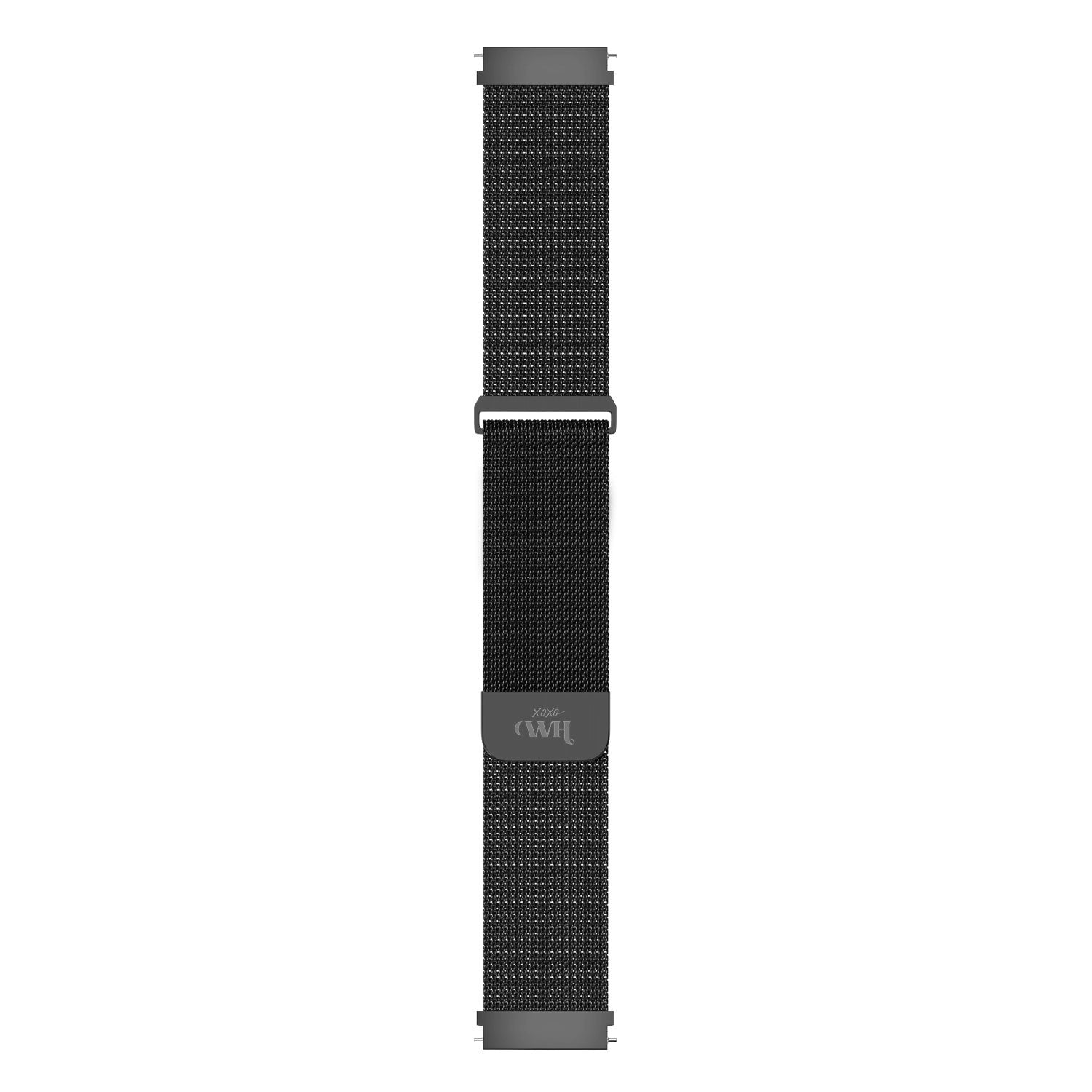 xoxo Wildhearts Fossil Gen 6 44mm Milanese-Armband (Schwarz)