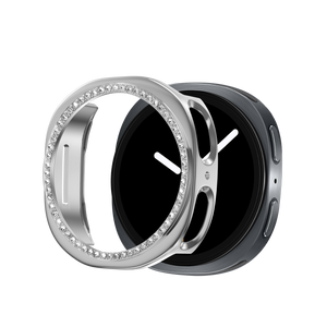 Bandz Funda PC Diamante Samsung Galaxy Watch 8 - 40mm (plateado)