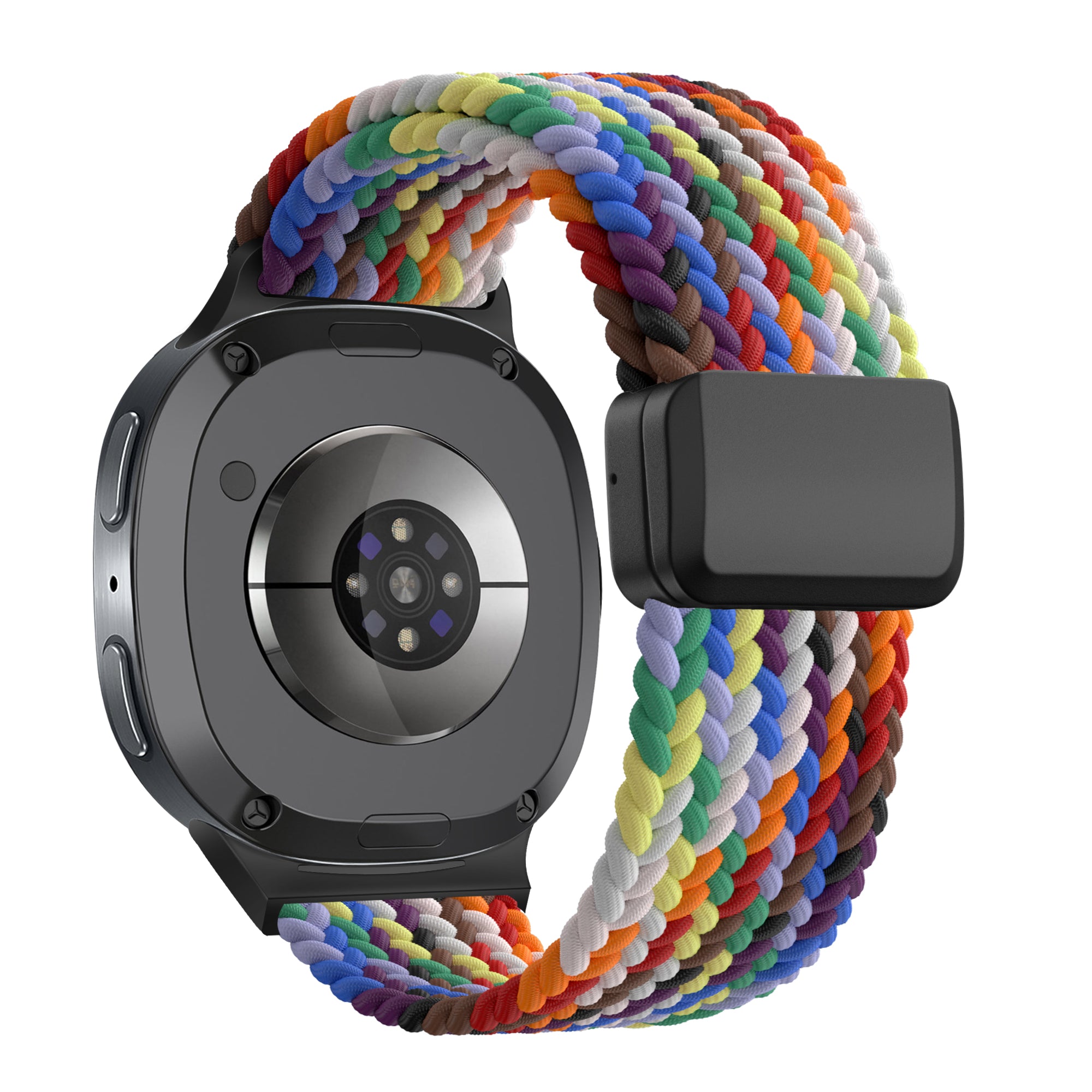 Bandz Samsung Galaxy Watch 8 - 40mm Magnetisches Geflochtenes Armband (Farbenfroh)