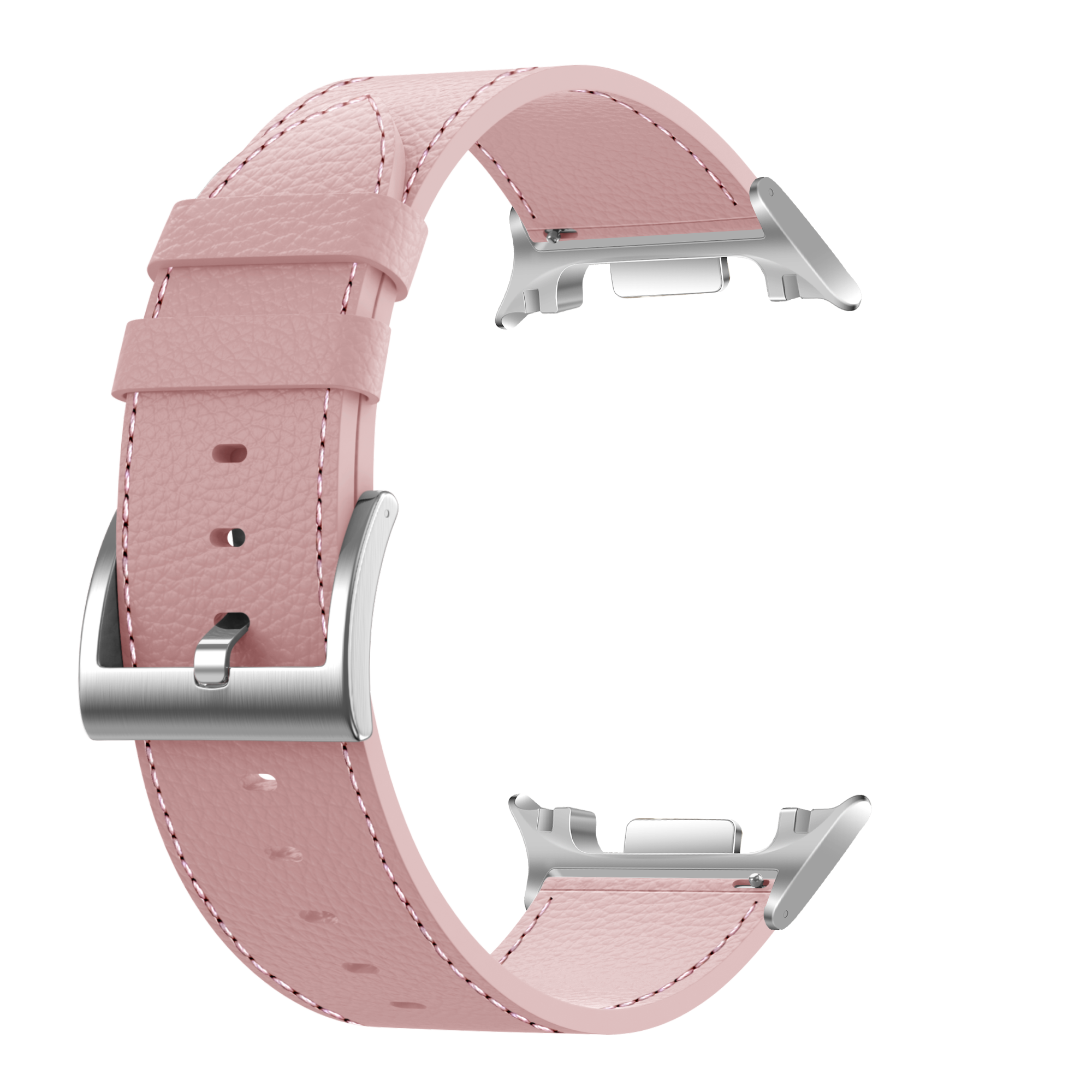 Samsung Galaxy Watch 8 Classic Gebürstetes Lederarmband (Rosa)