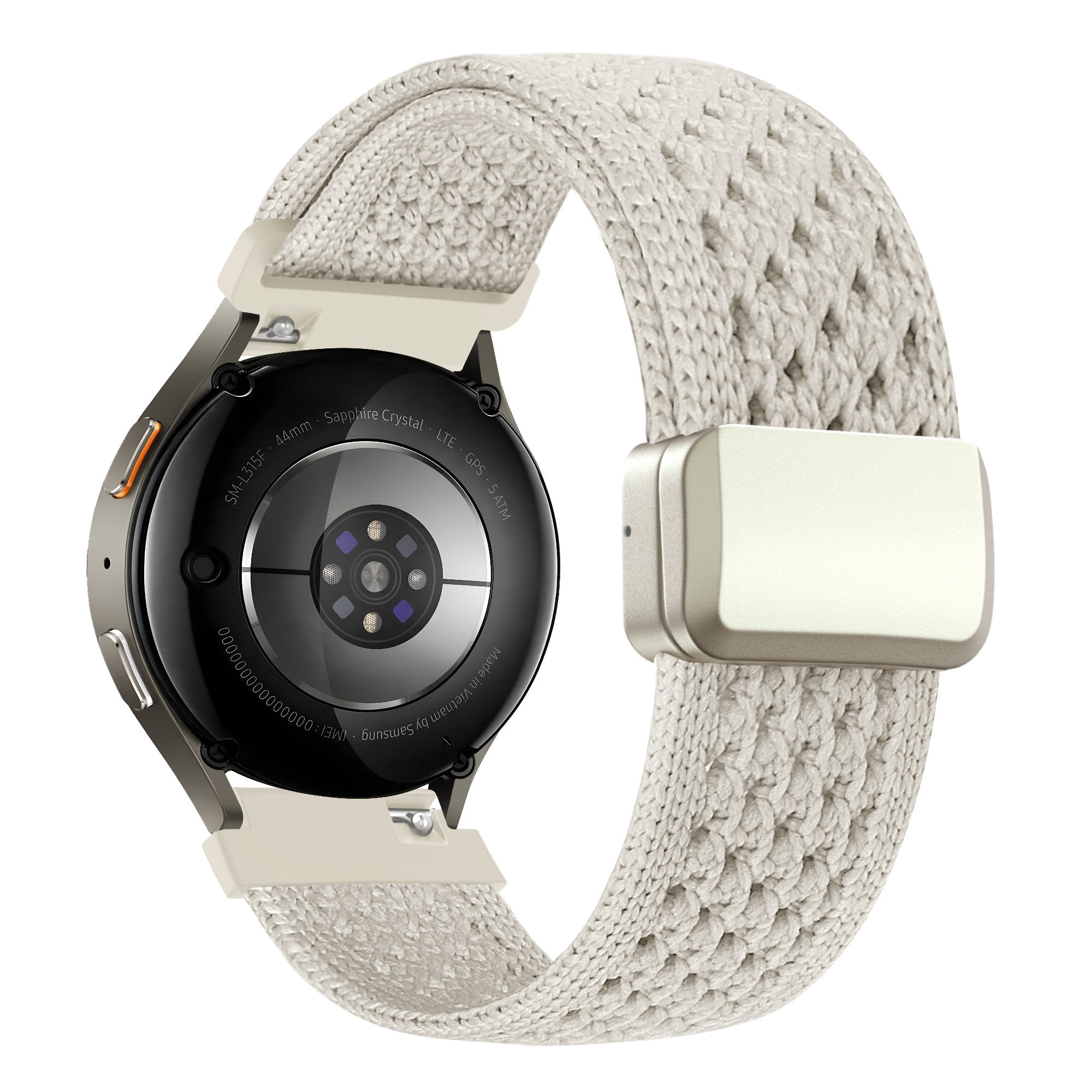 Bandz Garmin Vivoactive 6 Vintage Nylonarmband (Polarstern)