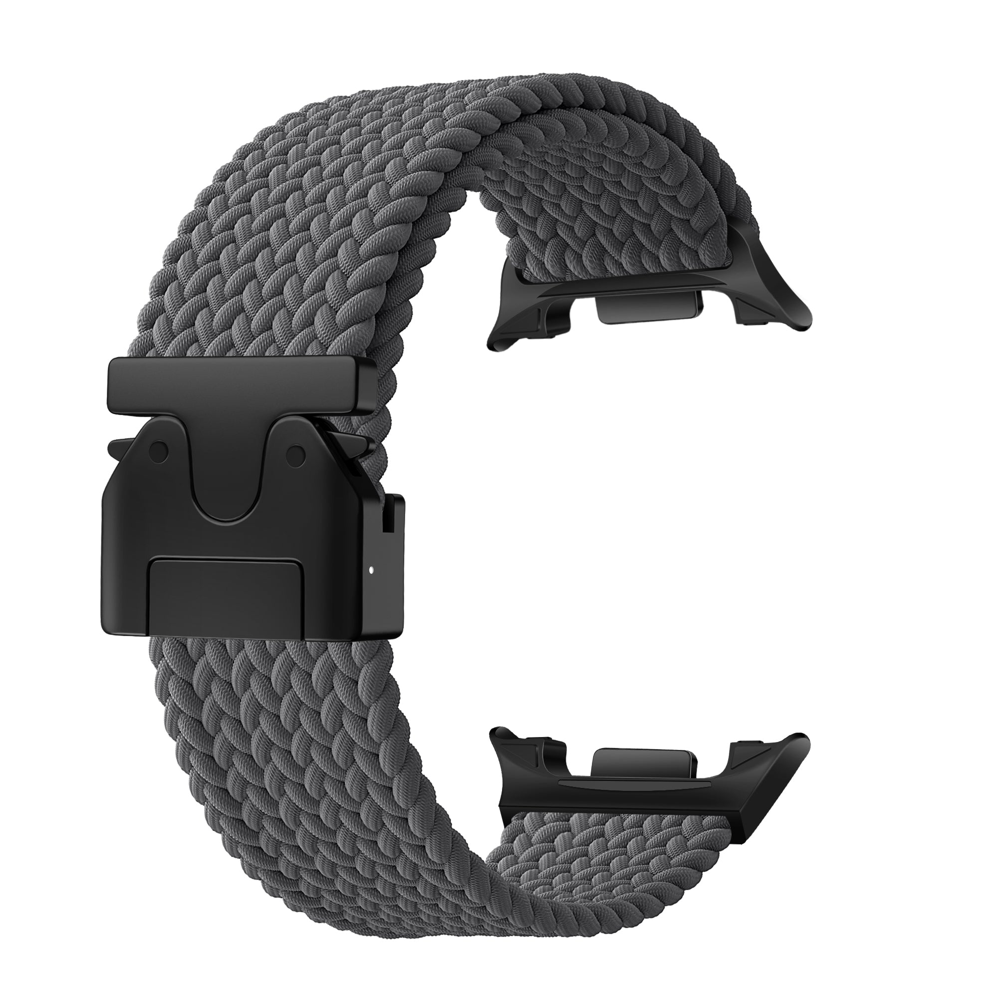 Correa tejida con hebilla Samsung Galaxy Watch 8 Classic (gris oscuro)