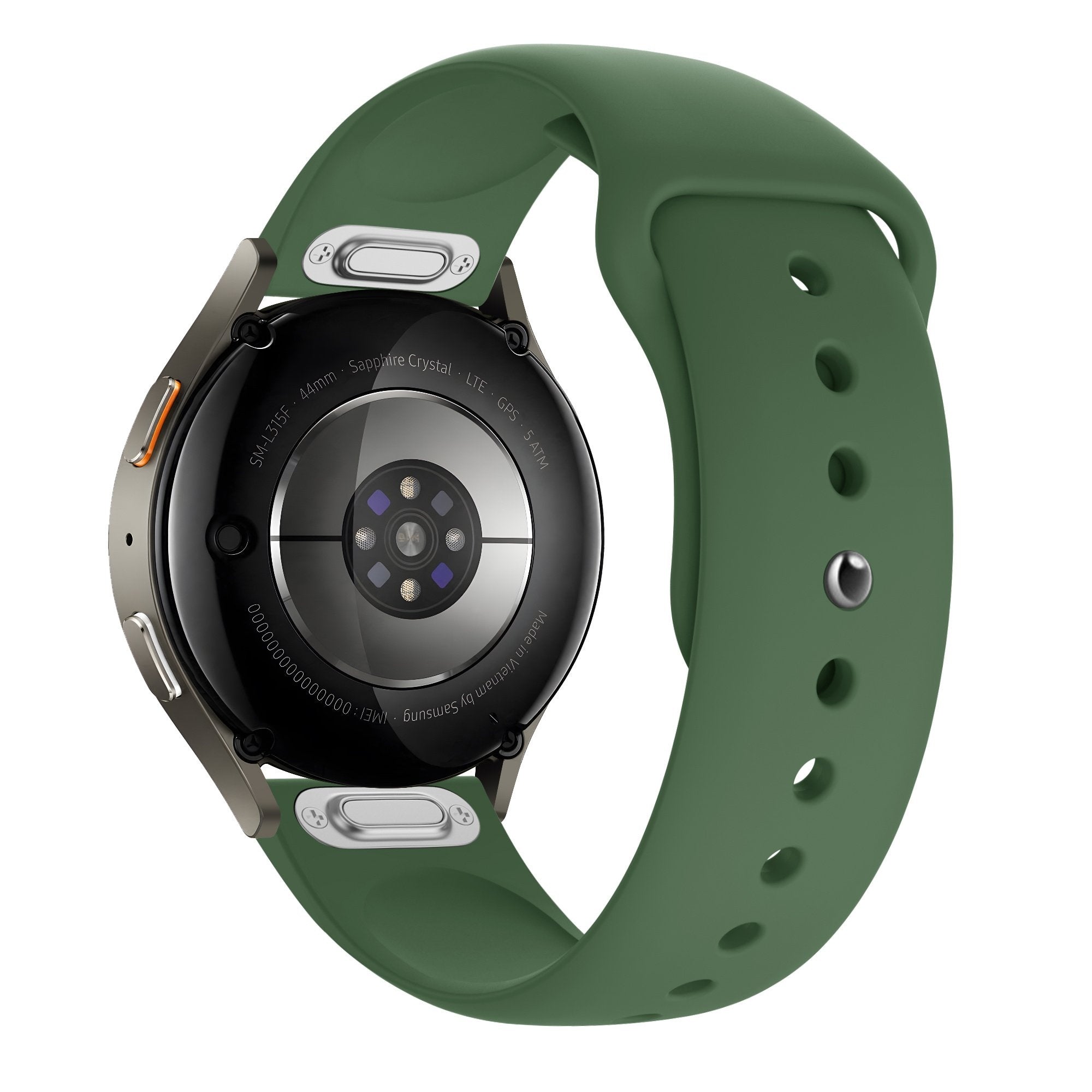 Bandz Samsung Galaxy Watch 4 - 44mm Sport Strap 'Easy Fit' (Green)