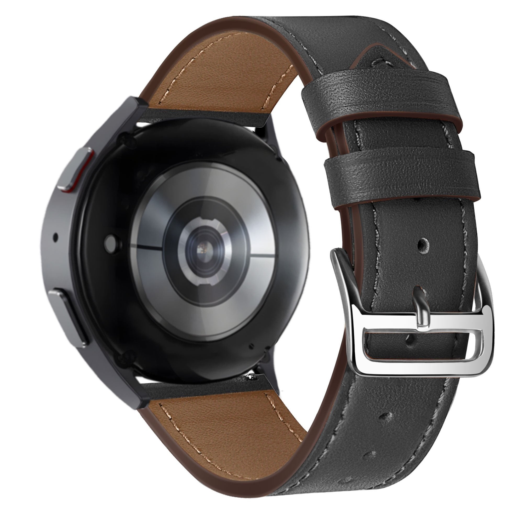 Bandz Correa cuero 'De lujo' Huawei Watch GT 5 Pro 46mm (negro)