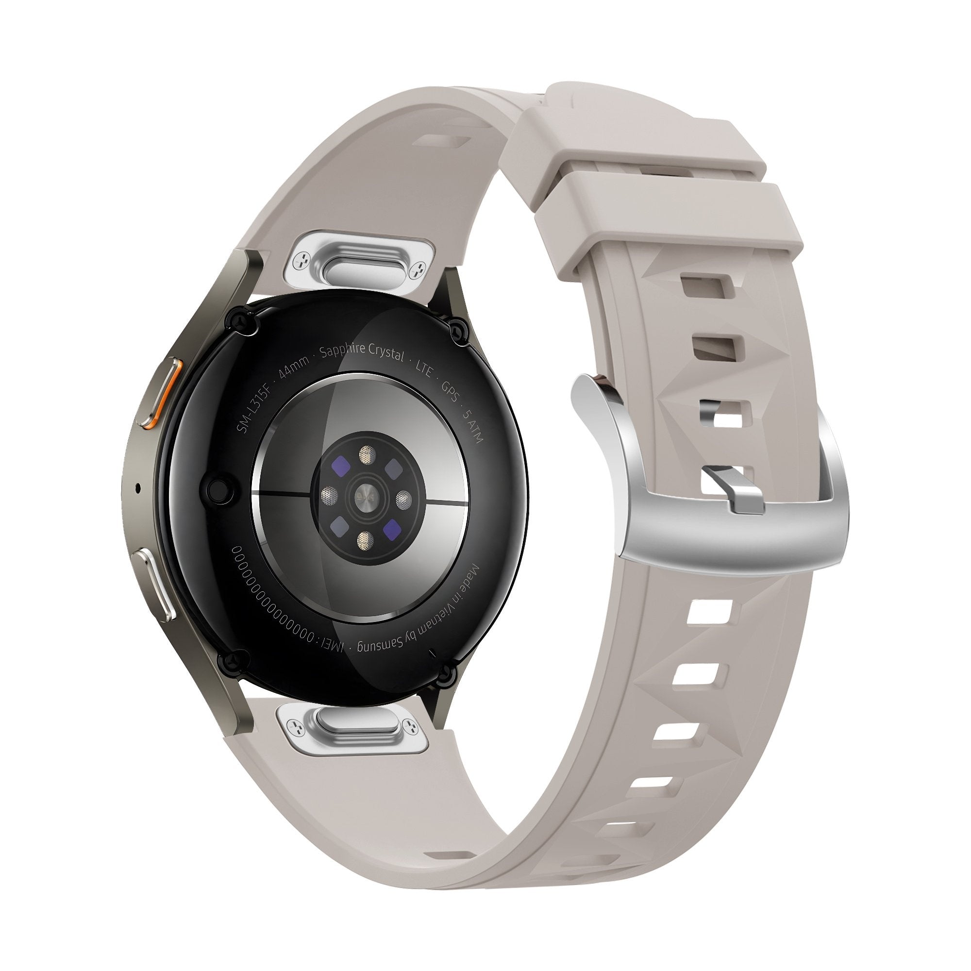 Bandz Correa silicona 'Easy Fit' Huawei Watch 5 - 42mm (blanco estrella)