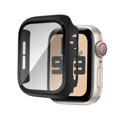 Bandz Coque PC avec verre Apple Watch 10 & 11 (noir)