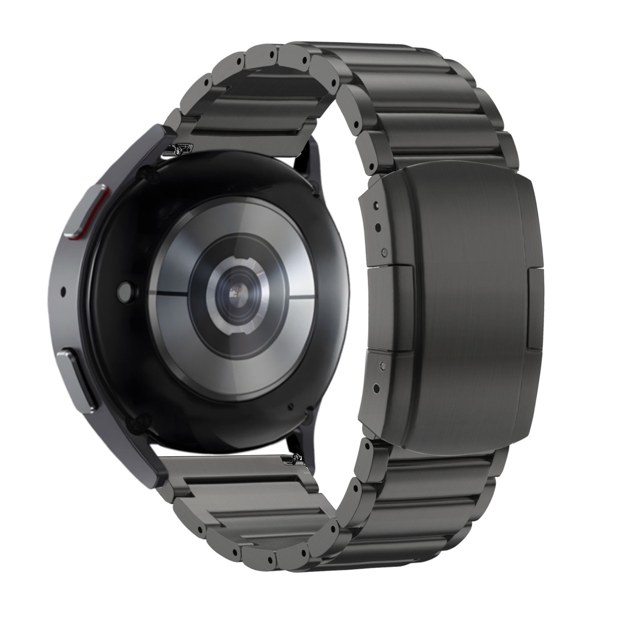 Bandz OnePlus Watch Lite Titanium Link Strap (Black)