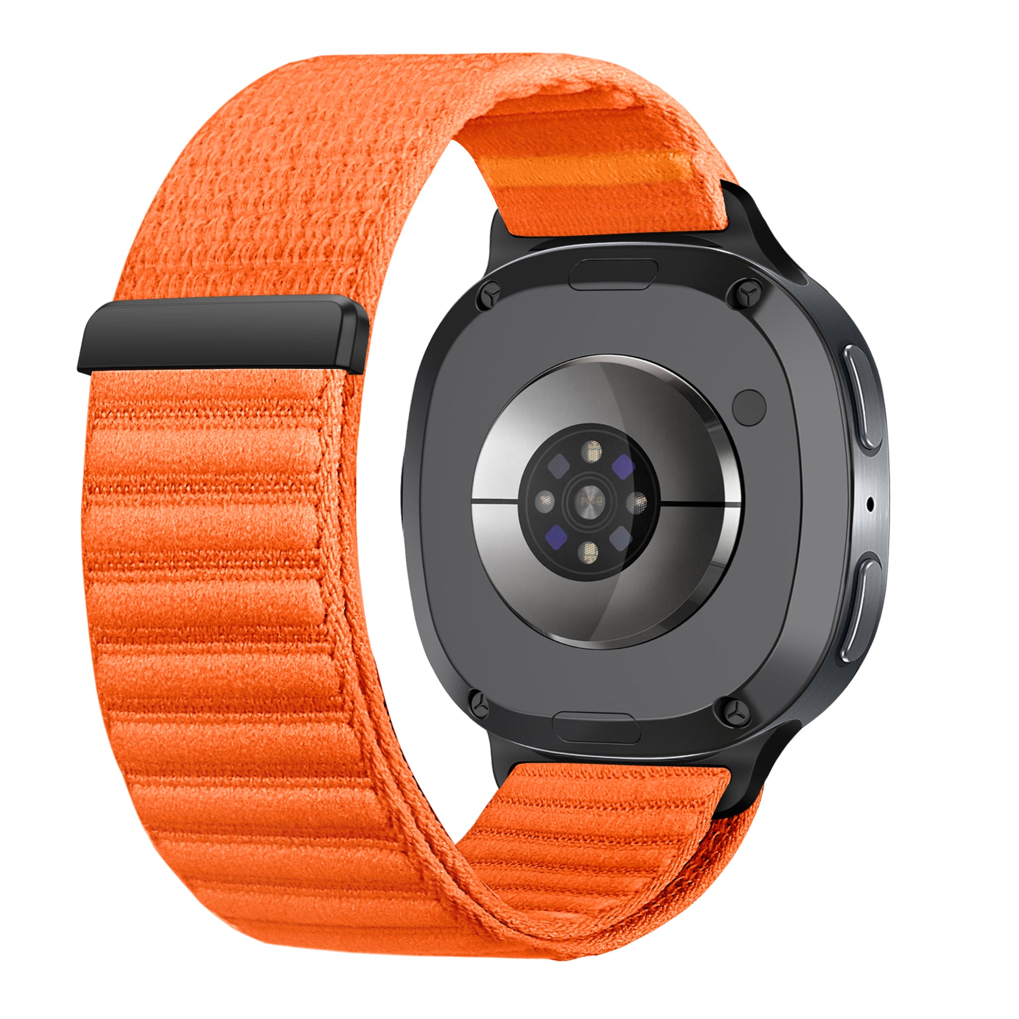 Samsung Galaxy Watch 8 - 40mm Wave Nylon Strap (Orange)