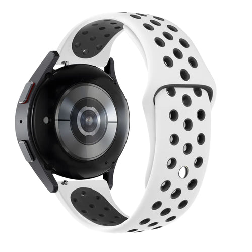Bandz Levowatch Tiny Sport Strap 'Deluxe' (White/Black)