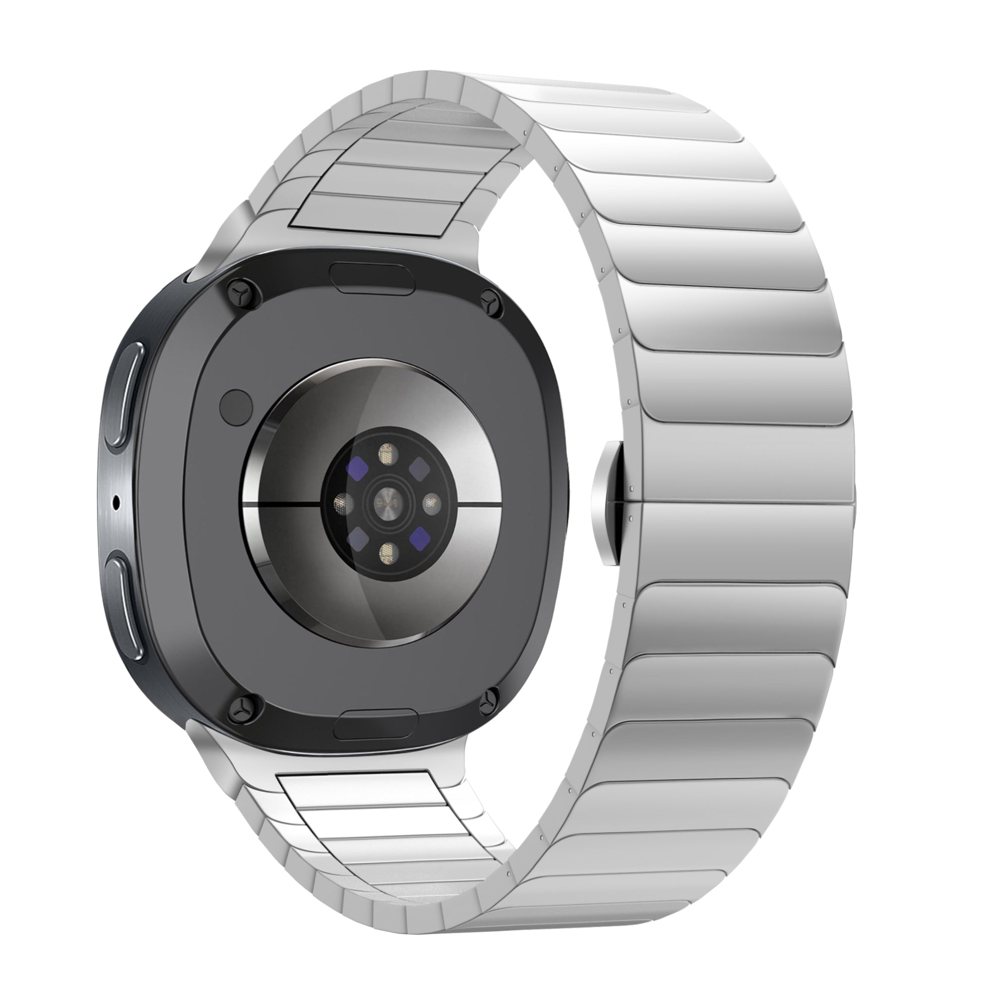 Bandz Samsung Galaxy Watch 8 - 40mm Stahlarmband 'One Bead' (Silber)