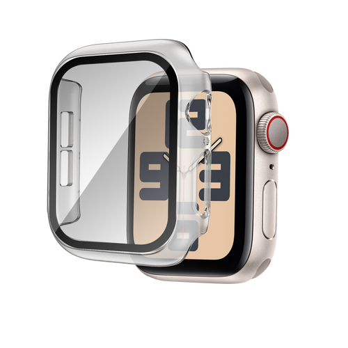 Bandz Coque PC avec verre Apple Watch 10/11 (transparent)