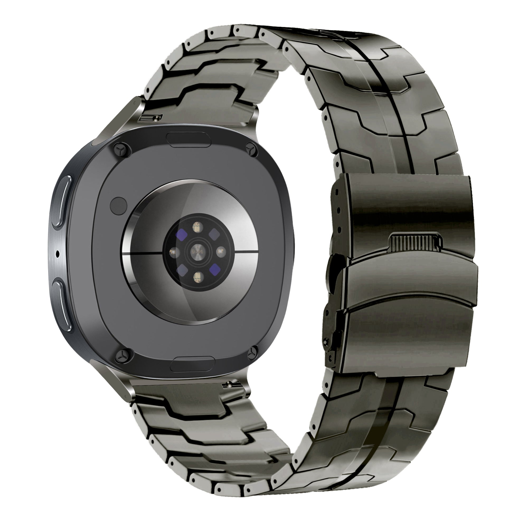 Bandz Samsung Galaxy Watch 8 Classic Stahl Armband 'Iron' (Graphite)