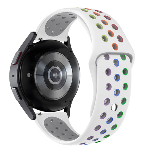 Bandz Coros Apex 2 Sportarmband 'Deluxe' (Weiß/Regenbogen)